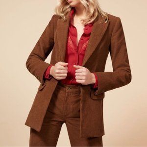 Reformation Brown Blazer